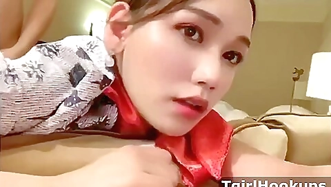 Super Cute Ladyboy Katoey Maid Getting Fucked