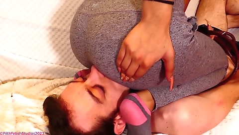 Adorable Indian Goddess Facesitting Smothering Submissive Slave - Filth Fetish Studios