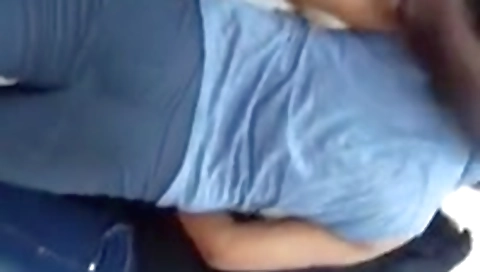 Bellyful Girl in Tight Jeans
